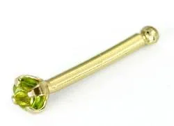 Tilum 20g 14kt Yellow Gold 20mm PERIDOT Jewel Nose Bone Body Jewelry Tilum Anal Tilum 20g 14kt Yellow Gold 20mm PERIDOT Jewel Nose Bone Body Jewelry Tilum Anal