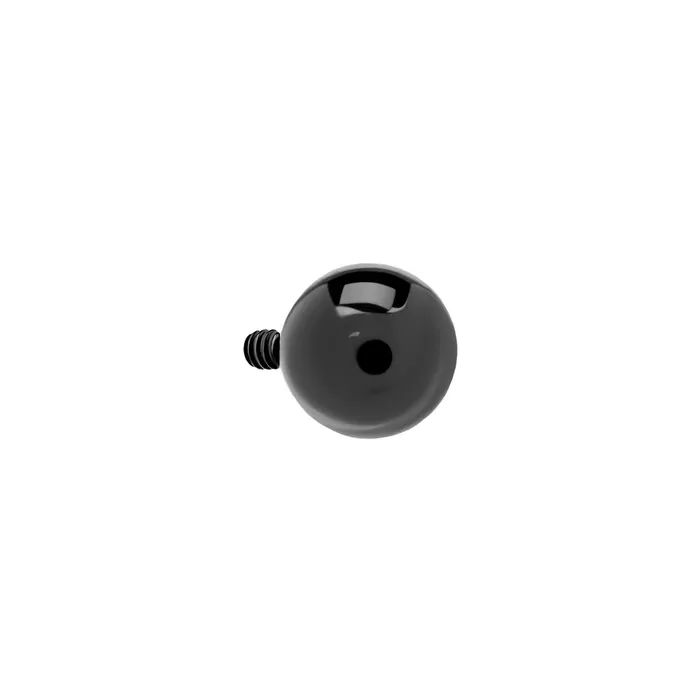 Tilum Anal Tilum 14g12g Internally Threaded PVD Black Titanium Ball Price Per 1 Tilum Anal Tilum 14g12g Internally Threaded PVD Black Titanium Ball Price Per 1