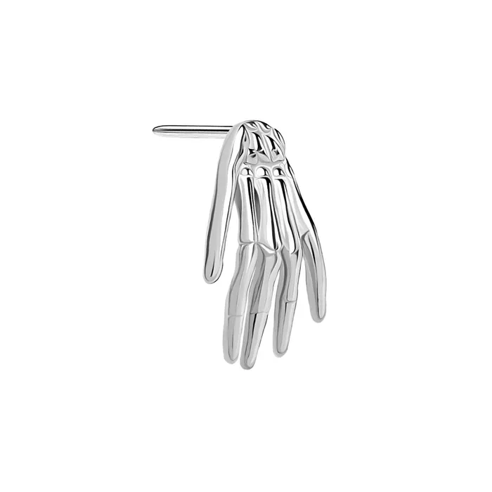 Tilum Anal Tilum 14kt Gold Skeleton Hand Threadless Top Price Per 1