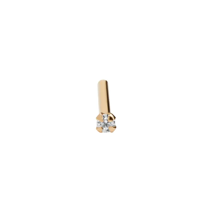 Tilum Female Sex Toys Tilum 18g 14kt Yellow Gold Fishtail with ProngSet Jewel Price Per 1