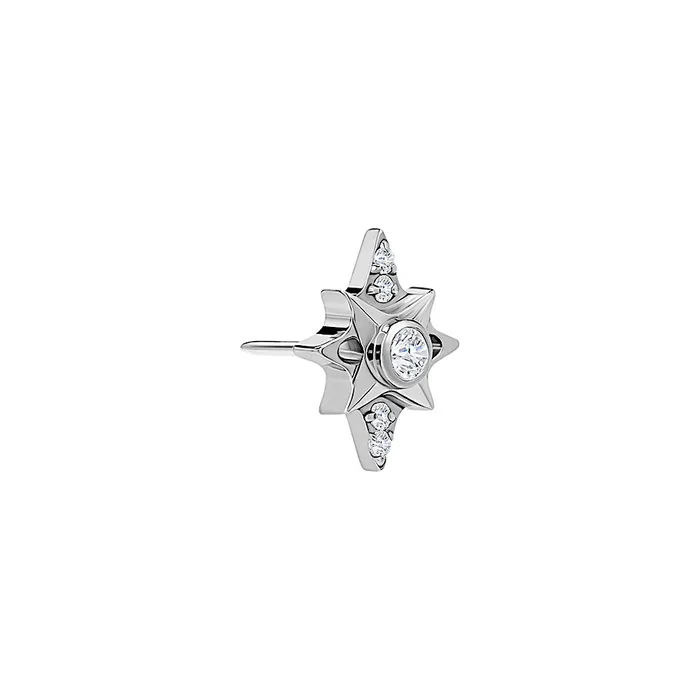 Tilum Jeweled Compass Titanium Threadless Top Price Per 1 Tilum Vibrators