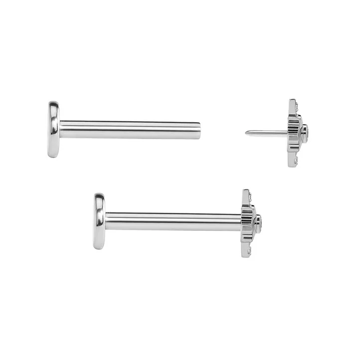 Tilum Jeweled Compass Titanium Threadless Top Price Per 1 Tilum Vibrators