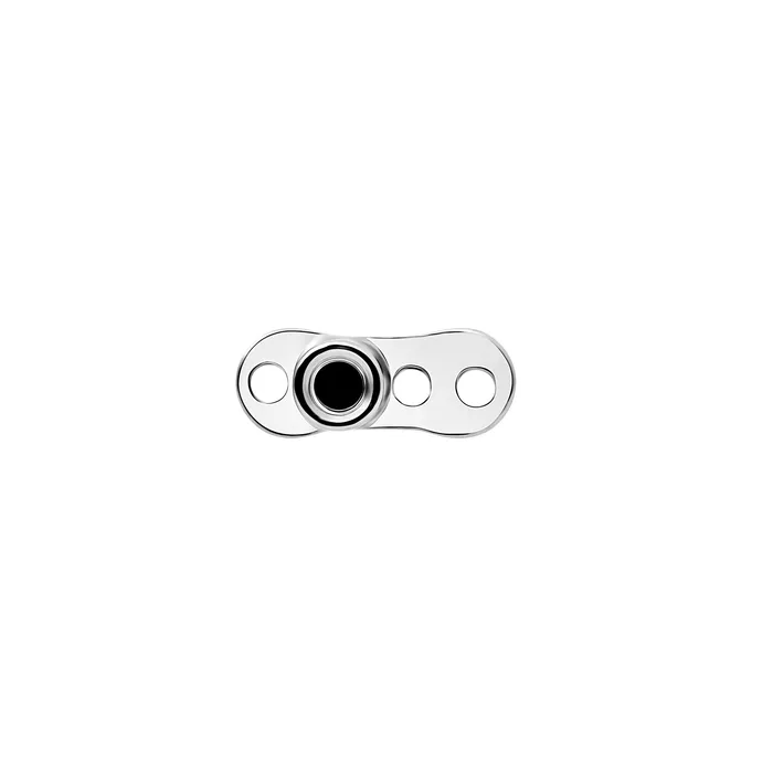 Tilum Male Sex Toys Tilum 12g Titanium Dermal Anchor with 2mm or 25mm Rise 3Hole Base Price Per 1