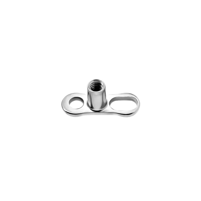 Tilum Male Sex Toys Tilum 14g Titanium Dermal Anchor with 2mm or 25mm Rise DoubleHole Base Price Per 1 Tilum Male Sex Toys Tilum 14g Titanium Dermal Anchor with 2mm or 25mm Rise DoubleHole Base Price Per 1