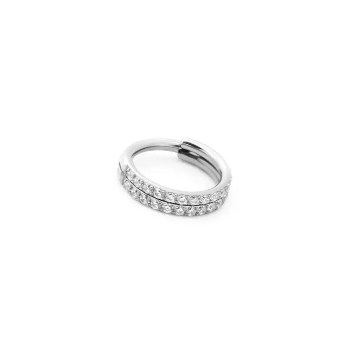 Tilum Tilum 16g Double Jeweled Channel Titanium Clicker Price Per 1 Dildos Tilum Tilum 16g Double Jeweled Channel Titanium Clicker Price Per 1 Dildos