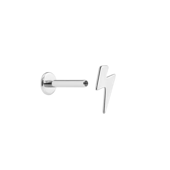 Tilum Vibrators Tilum 14g12g Internally Threaded Lightning Bolt Titanium Top Price Per 1