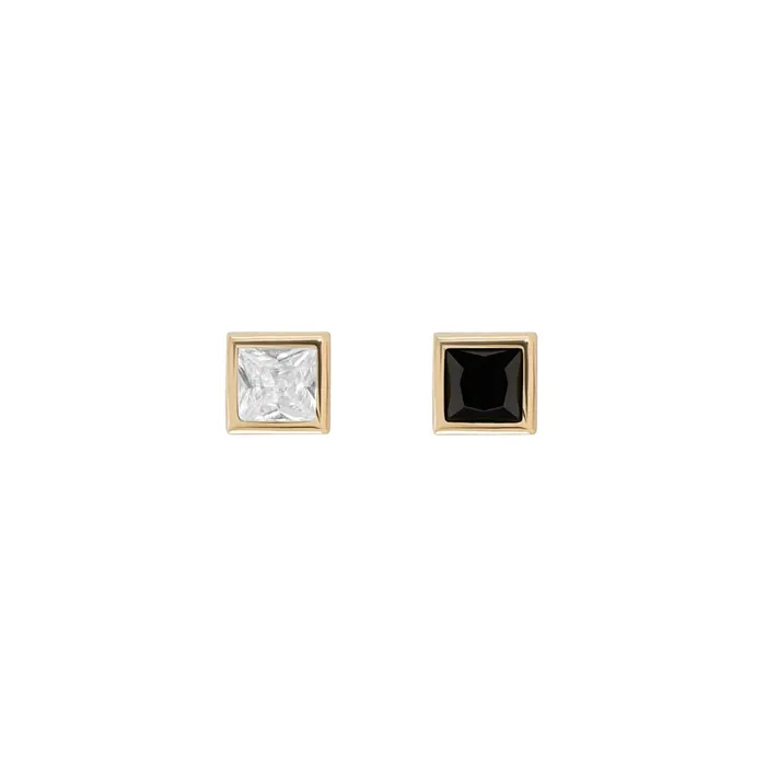 Tilum Vibrators Tilum 14kt Yellow Gold Square Jeweled Threadless Top Price Per 1 Pick Jewel Color
