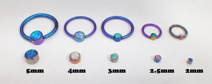 Tilum Vibrators Tilum Titanium Opal Replacement Bead 5mm