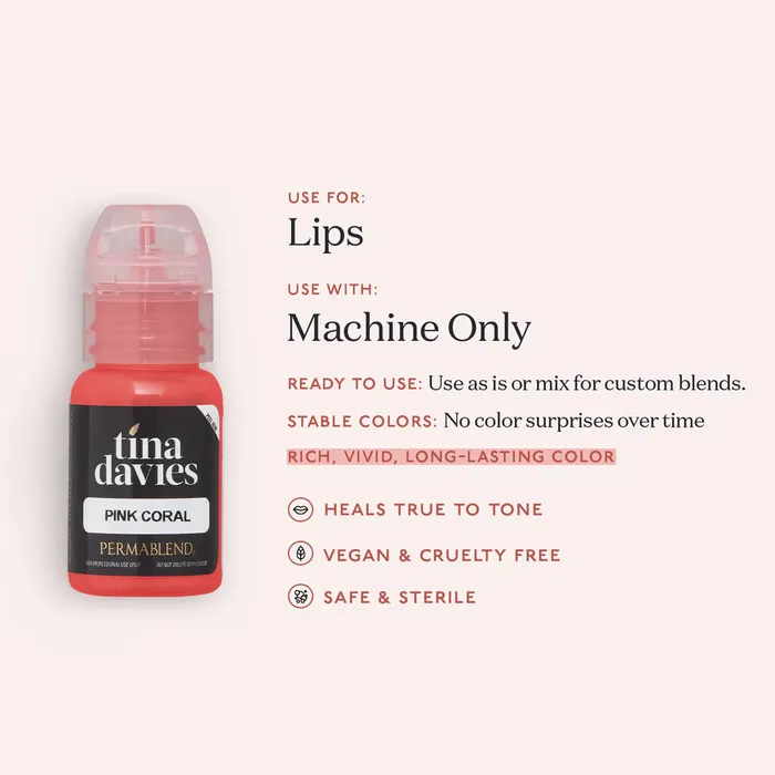 Tina Davies Collection Pink Coral Perma Blend Perma Blend Vibrators