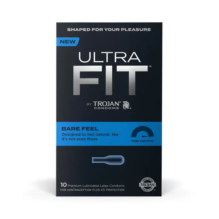 Trojan Female Sex Toys Trojan Brand Ultra FIT Bare Feel condoms 10pk
