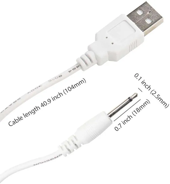 USB FunMates Charger Adapter Cord 25mm Replacement FUNMATES Vibrators