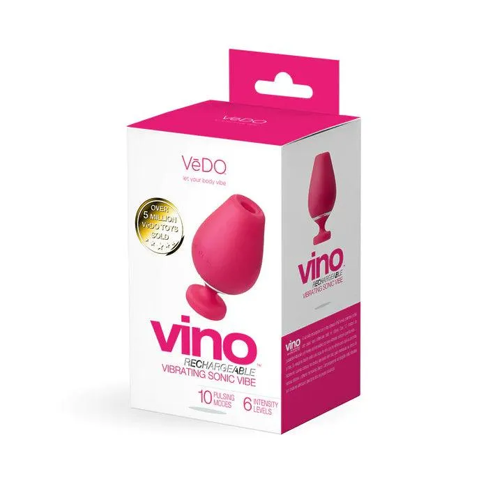 VeDO Toys Ltd Vibrators VeDO Vino Rechargeable Sonic Vibe Pink