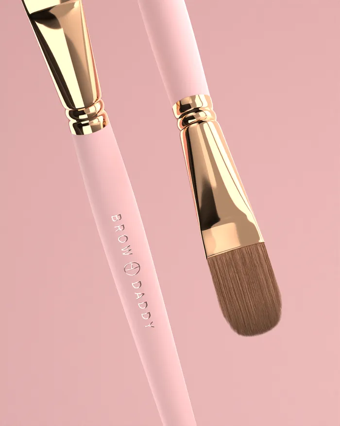 Vibrators Brow Daddy Framework Master Brush Perma Blend Round Brow Daddy