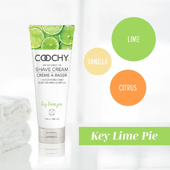 Vibrators Coochy Shave Cream Key Lime Pie Classic Erotica