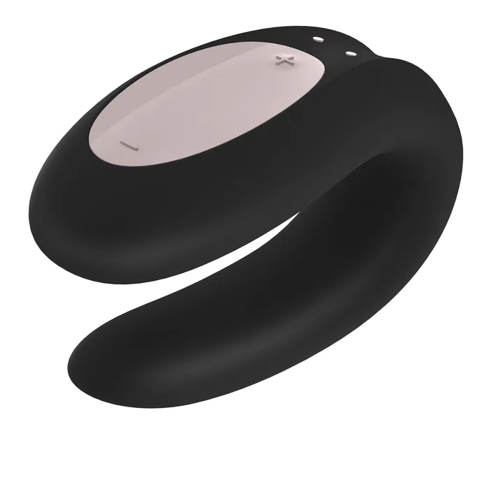 Vibrators Double Joy Wearable App Controlled Couples Vibrator Black Satisfyer Vibrators Double Joy Wearable App Controlled Couples Vibrator Black Satisfyer