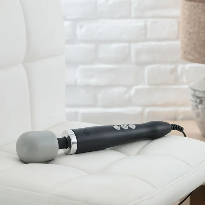 Vibrators Doxy Doxy Extra Powerful Wand Vibrator Black