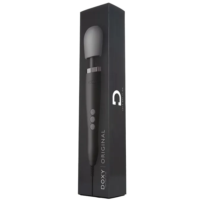 Vibrators Doxy Doxy Extra Powerful Wand Vibrator Black
