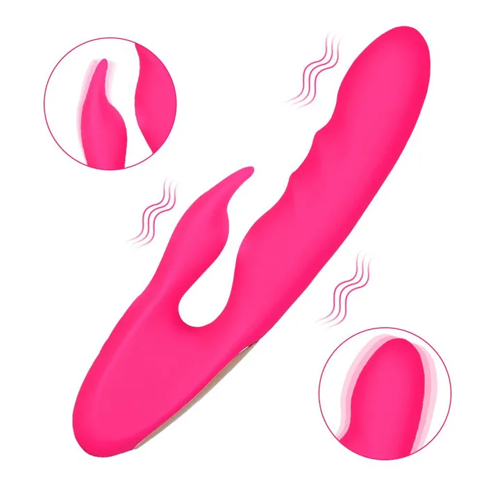 Vibrators FUNMATES Purple Large Rabbit Vibrator Rabbit Dildos Toys for Women G Spot