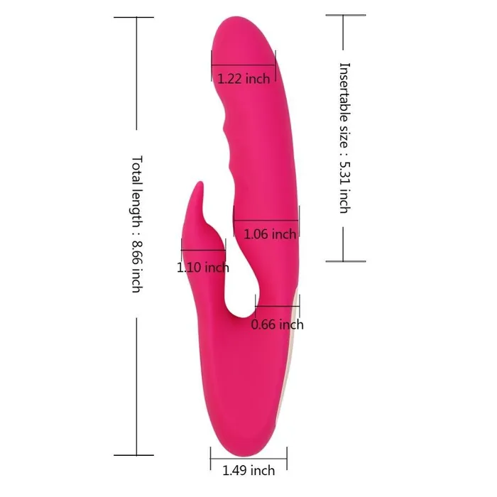Vibrators FUNMATES Purple Large Rabbit Vibrator Rabbit Dildos Toys for Women G Spot