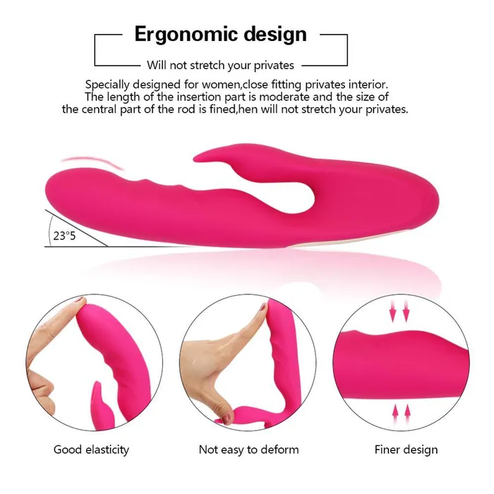 Vibrators FUNMATES Purple Large Rabbit Vibrator Rabbit Dildos Toys for Women G Spot