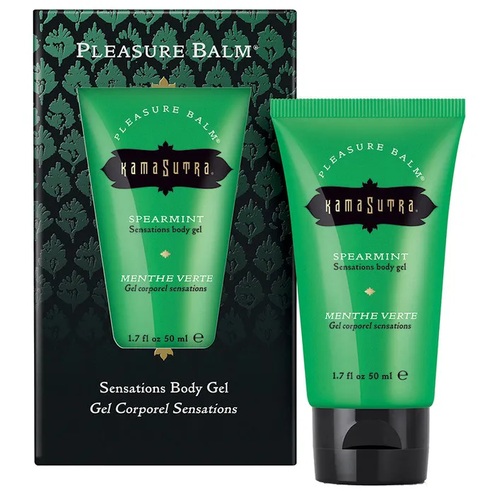 Vibrators Kama Sutra Kama Sutra Pleasure Balm Sensations Spearmint 17 oz