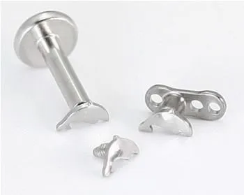 Vibrators Painful Pleasures 14g 12g Internally Threaded Dolphin Top Price Per 1 Vibrators Painful Pleasures 14g 12g Internally Threaded Dolphin Top Price Per 1