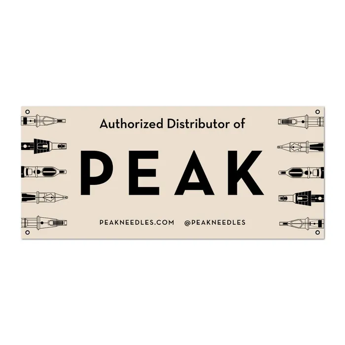 Vibrators Peak Peak 28 x 60 Promotional Banner