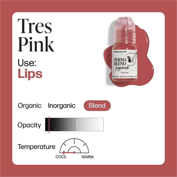 Vibrators Perma Blend Tres Pink Perma Blend Pick Size