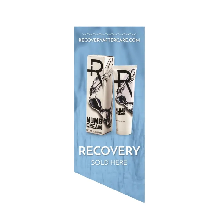 Vibrators Recovery Recovery Sold Here Window Cling Ice Background Price Per 1