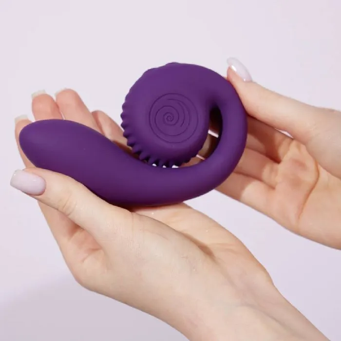 Vibrators Snail Vibe Snail Gizi Compact Ultra Powerful 2 Motor Dual Stimulating Vibrator Purple Vibrators Snail Vibe Snail Gizi Compact Ultra Powerful 2 Motor Dual Stimulating Vibrator Purple