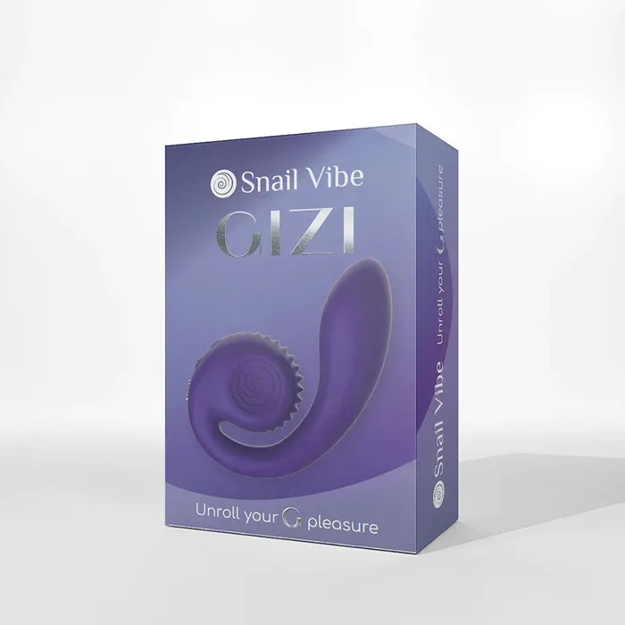 Vibrators Snail Vibe Snail Gizi Compact Ultra Powerful 2 Motor Dual Stimulating Vibrator Purple