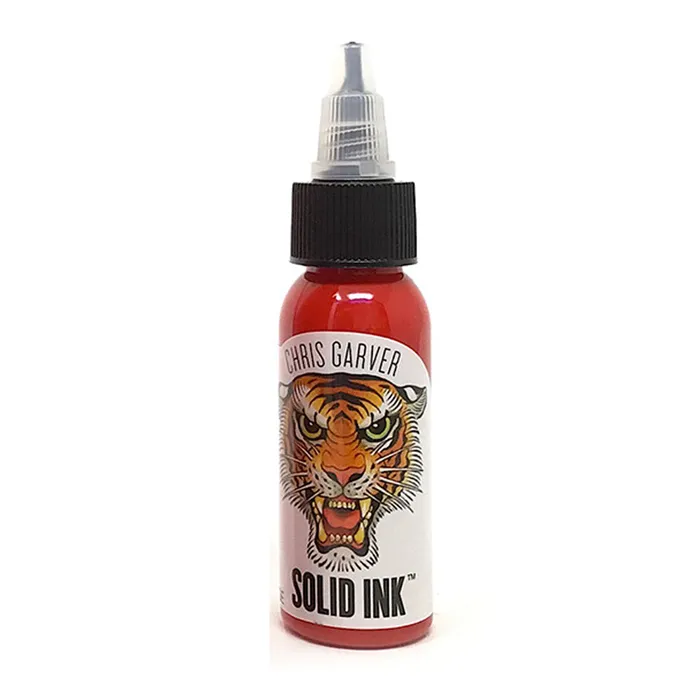 Vibrators Solid Ink Chris Garver Blood Orange Solid Ink 1oz Bottle