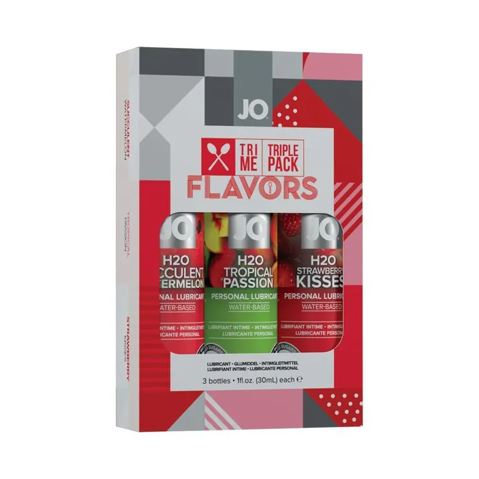 Vibrators System JO United Consortium Inc JO TriMe Triple Packs Flavors 3 1 oz Bottles Vibrators System JO United Consortium Inc JO TriMe Triple Packs Flavors 3 1 oz Bottles