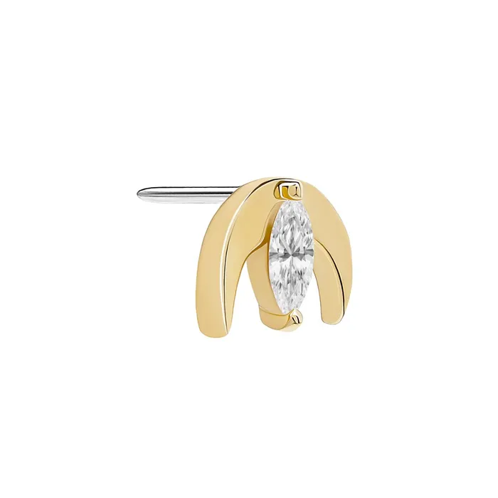 Vibrators Tilum 14kt Yellow Gold Jeweled Night Sky Threadless Top Price Per 1 Tilum