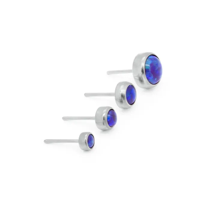 Vibrators Tilum Tilum Titanium Flat Opal Threadless Top Price Per 1