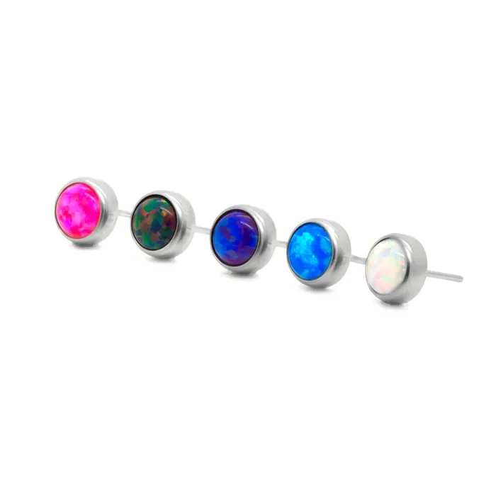 Vibrators Tilum Tilum Titanium Flat Opal Threadless Top Price Per 1