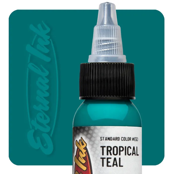 Vibrators Tropical Teal Eternal Tattoo Ink Pick Your Size Eternal