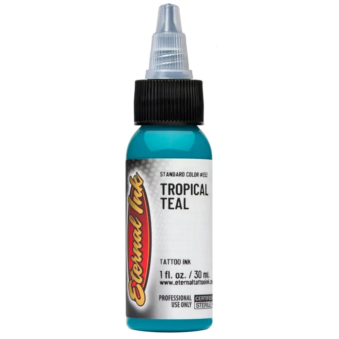 Vibrators Tropical Teal Eternal Tattoo Ink Pick Your Size Eternal
