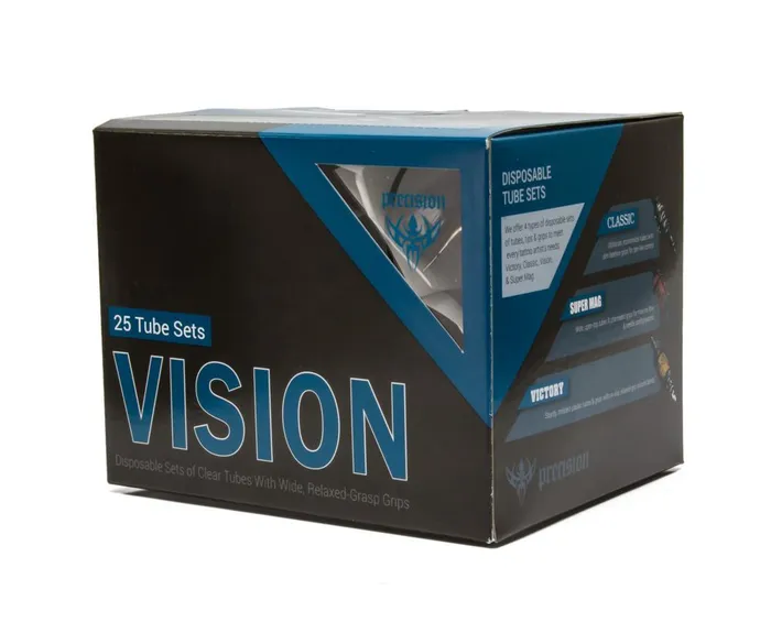 Vision Tube Grip Sets 1 Premium Disposable Grips Box of 25 Precision Male Sex Toys