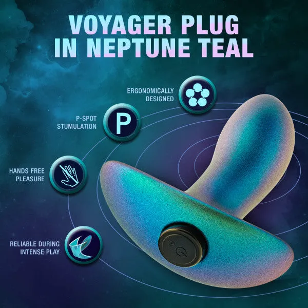 Voyager Smooth Vibrating Butt Plug Prostate Massager Blush Anal