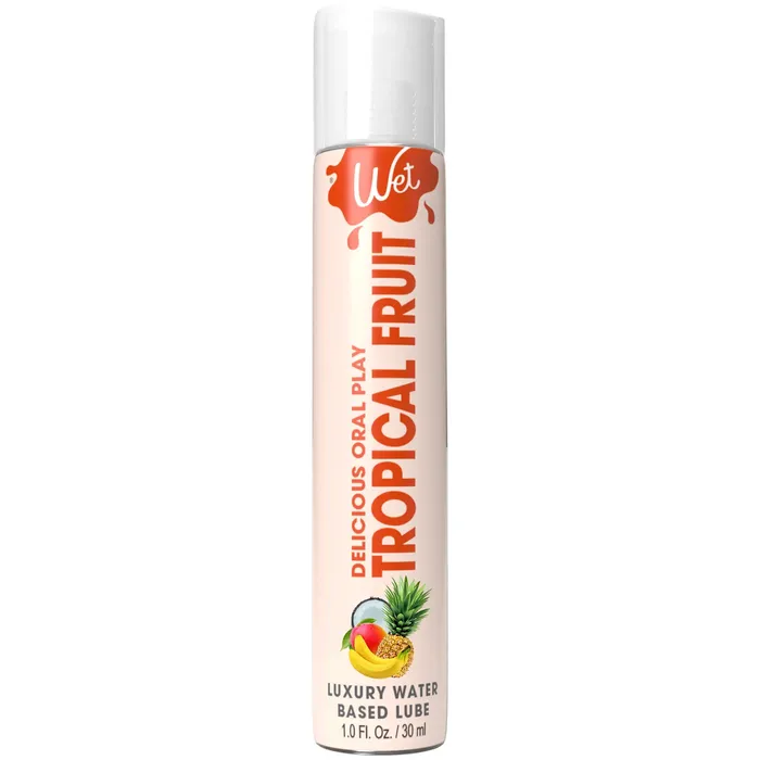 Wet Delicious Oral Play Flavored WaterBased Lube 2 Sizes Trigg Laboratories Inc Couples