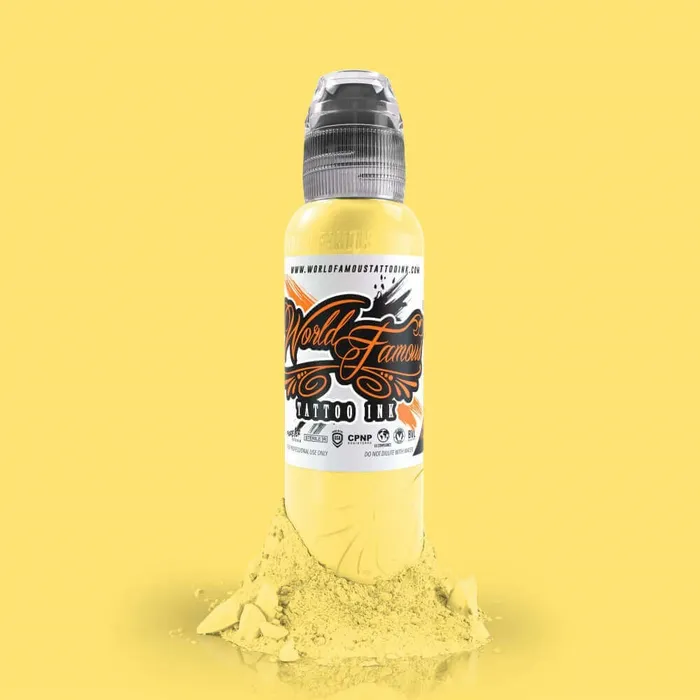 World Famous OLEG Soft Yellow World Famous Tattoo Ink Pick Size Male Sex Toys