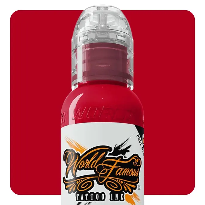 World Famous Vibrators Samuel OReilly Red World Famous Tattoo Ink Pick Size