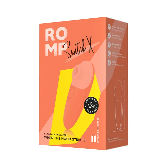 WOW Female Sex Toys Romp Switch X Beginners Pleasure Air Clitoral Stimulator