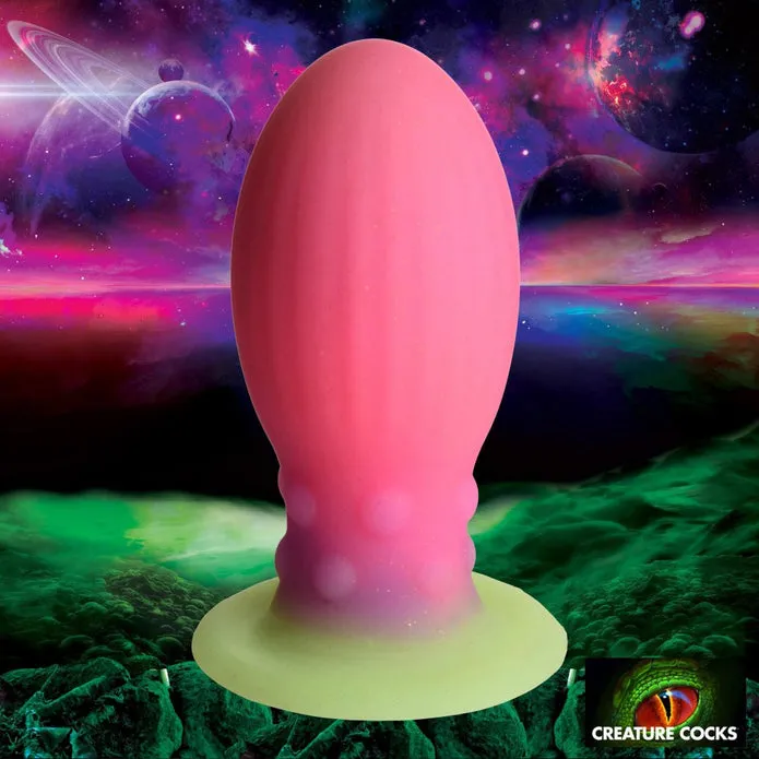 Xeno Egg Glow In The Dark Extra Large Silicone Egg XR Brands Female Sex Toys Xeno Egg Glow In The Dark Extra Large Silicone Egg XR Brands Female Sex Toys