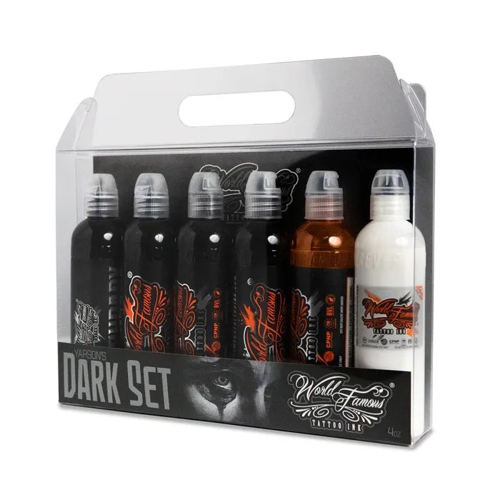 Yarson Dark Set World Famous Tattoo Ink Pick Size World Famous Anal