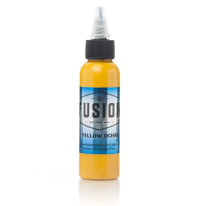 Yellow Ochre Fusion Tattoo Ink Pick Size Fusion Male Sex Toys