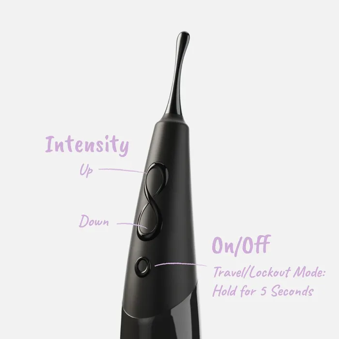 Zumio Female Sex Toys Zumio E Rechargeable Pinpoint Clitoral Stimulator Black